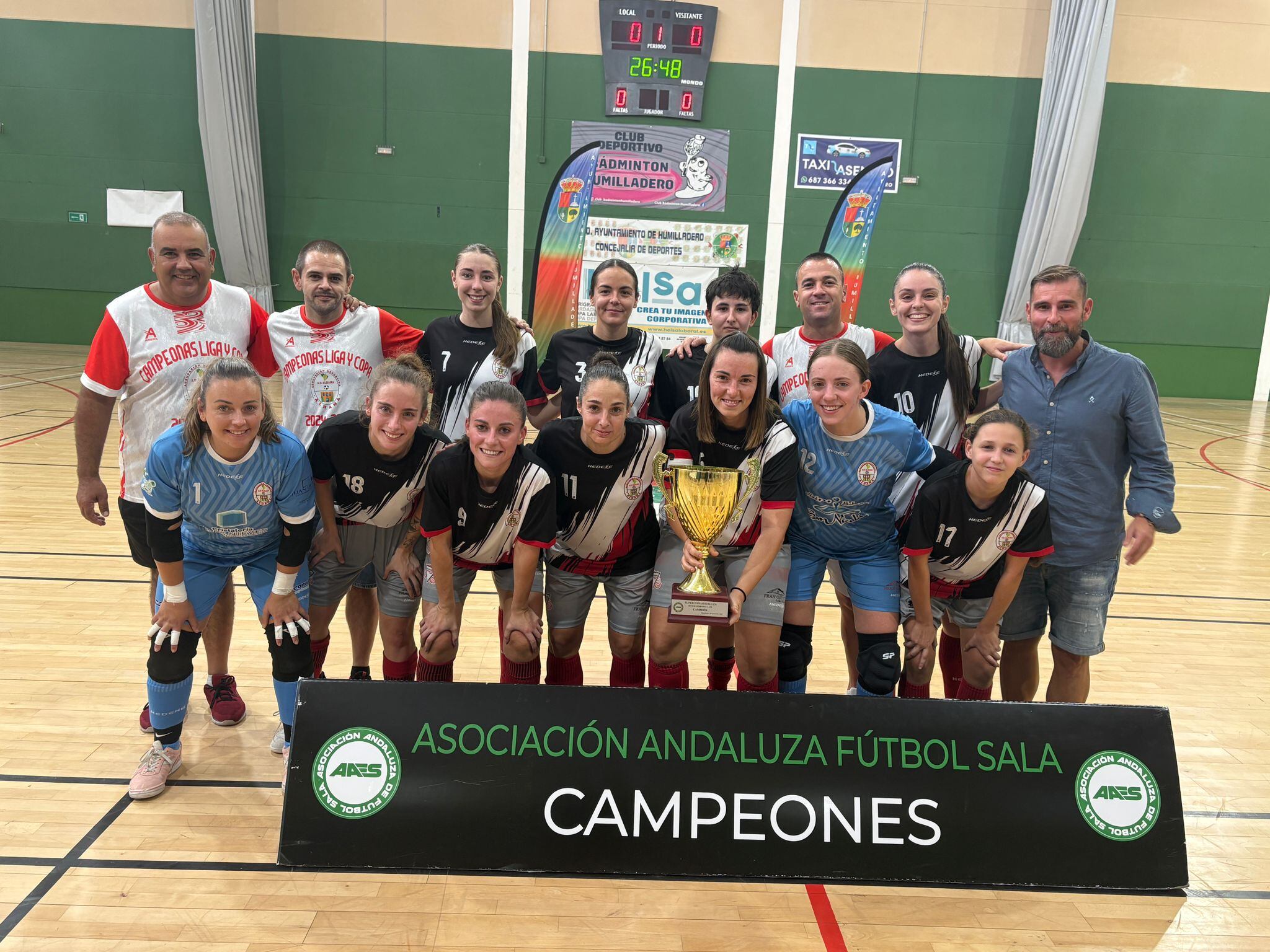 Alhama vuelve a demostrar su superioridad en el fútbol sala femenino andaluz.