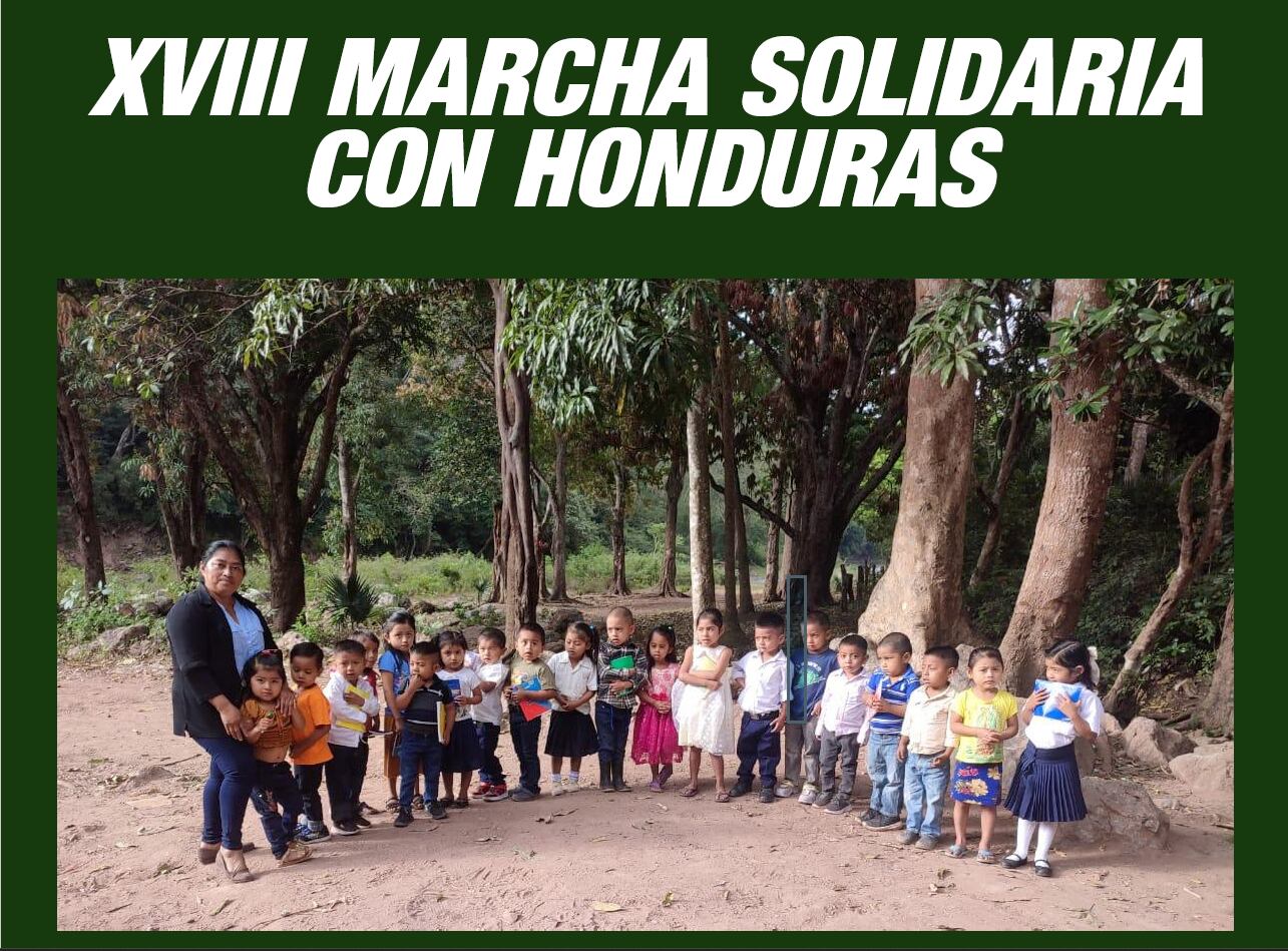 XVIII Marcha solidaria con Honduras organizada por Solidaridad Globalizada