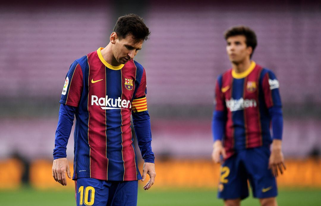 Leo Messi en su último partido con el FC Barcelona.