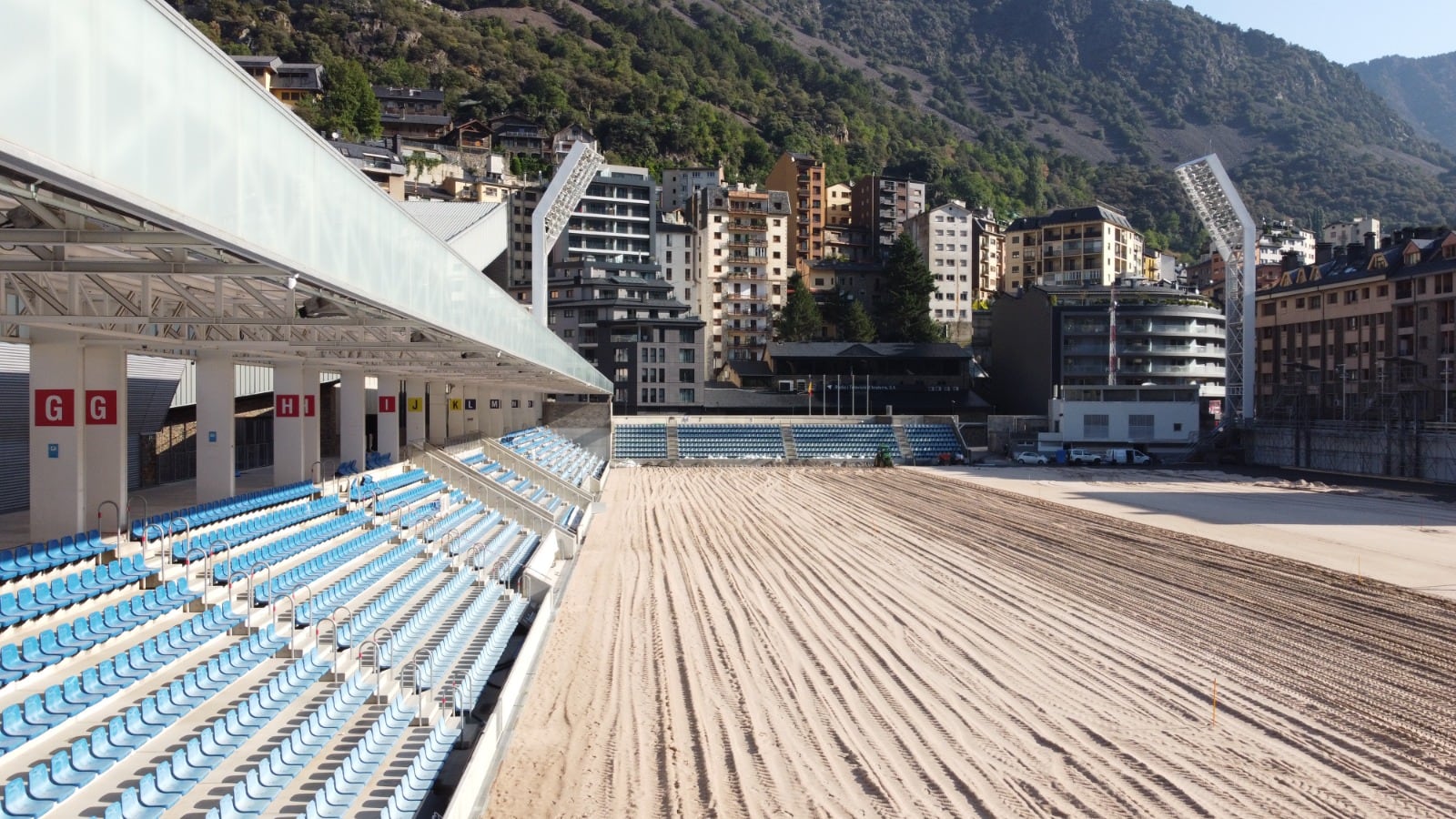 Avancen els treballs per tenir a punt l&#039;Estadi Nacional.