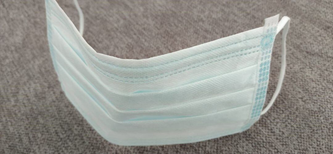 Imagen de archivo de una mascarilla protectora