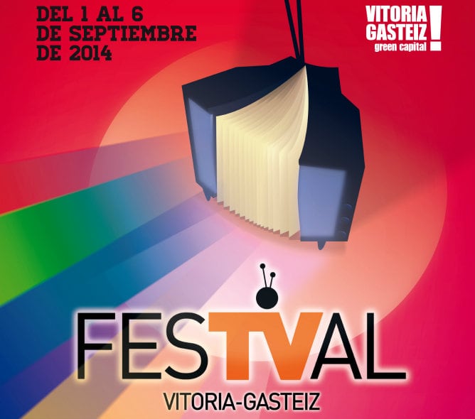 Cartel oficial de la VI Edición del Festival de Televisión de Vitoria (FesTVal)