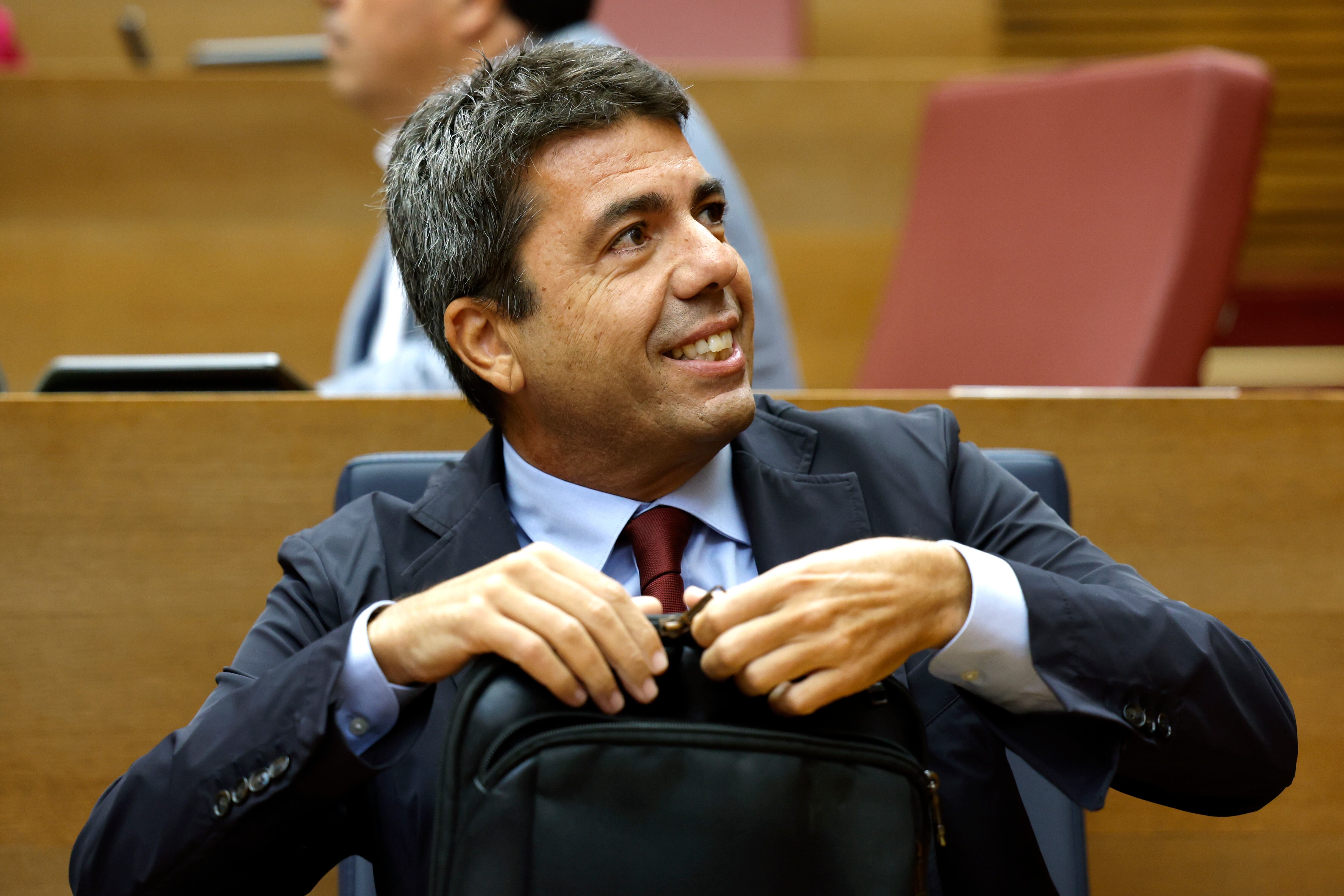 El presidente valenciano, Carlos Mazón