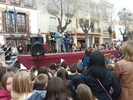 Momento de la presentación del acto