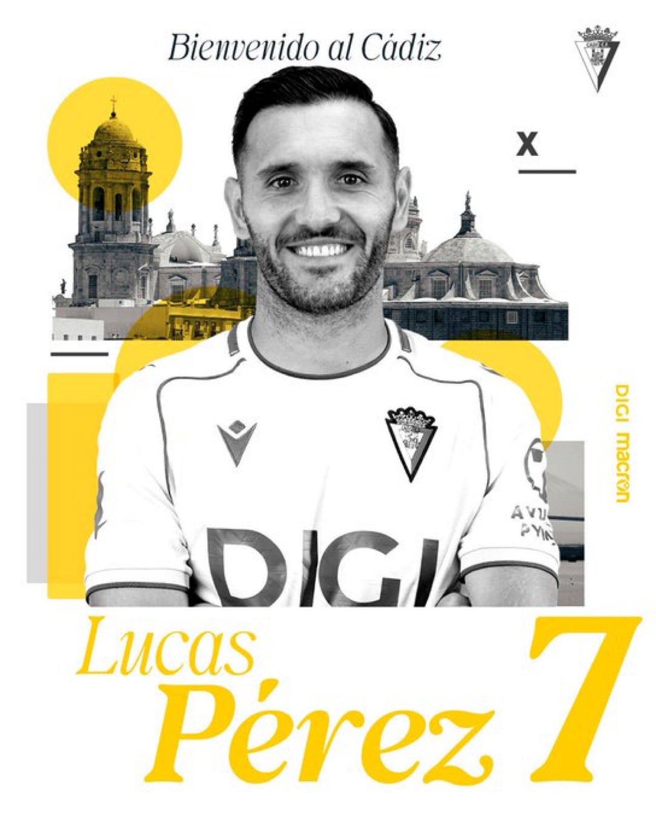 Lucas Pérez. Foto: Cádiz CF.