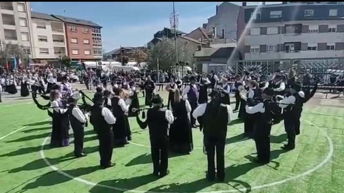 David Villarino cuenta la experiencia en el Certamen Celtibérico de Gaitas