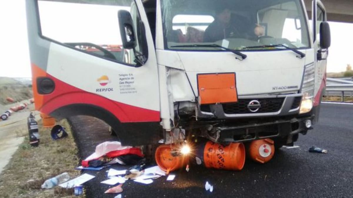 Un reguero de bombonas de Butano