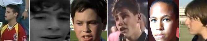 James Rodríguez, Maradona, Iniesta, Casillas, Neymar y Messi