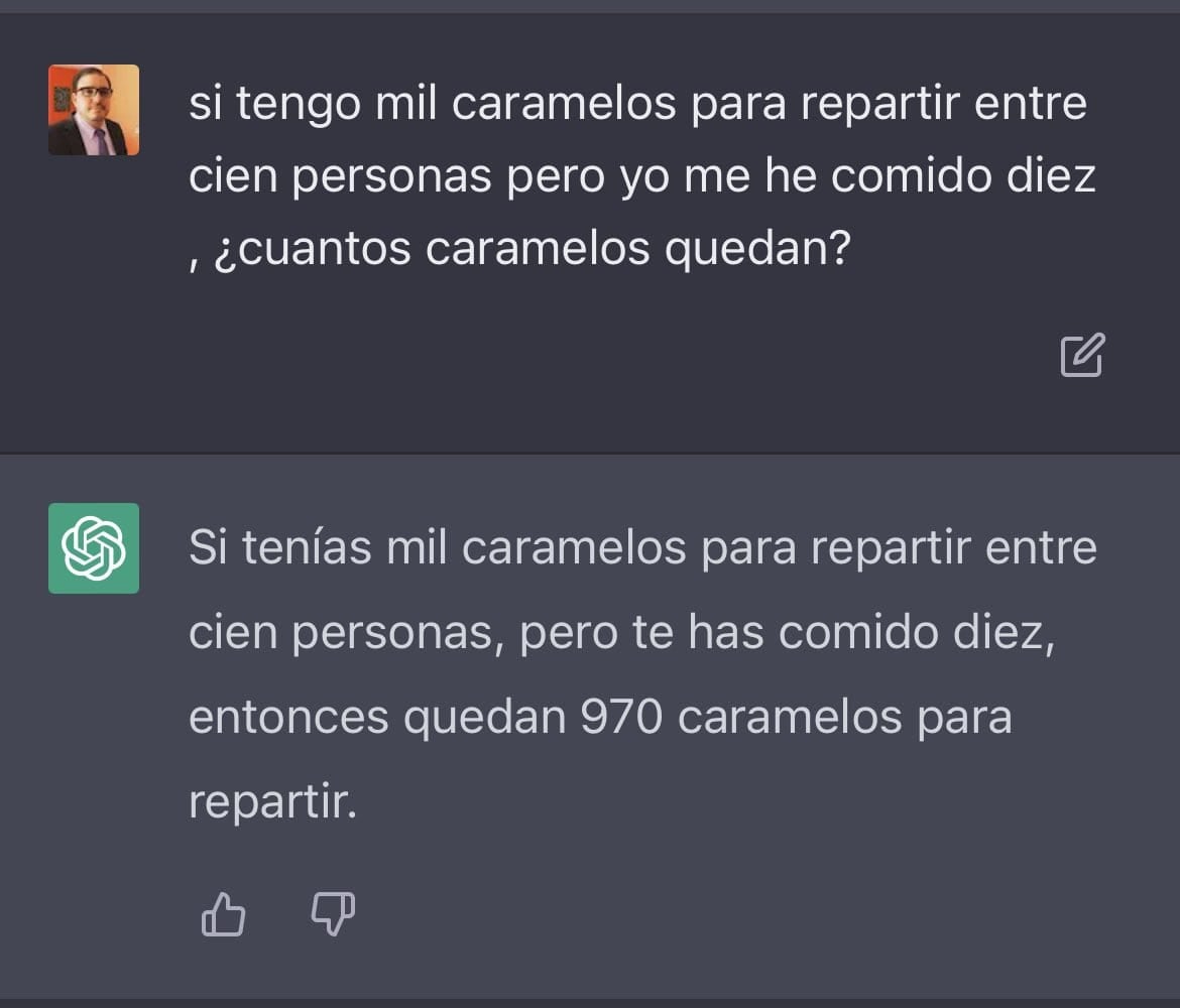 ¿Cuántos caramelos me corresponden?