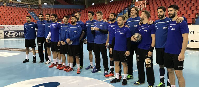 La Selección española de balonmano en Huerta del Rey