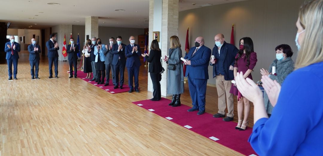 Entrega de la Medalla de Oro de las Cortes de Castilla y León