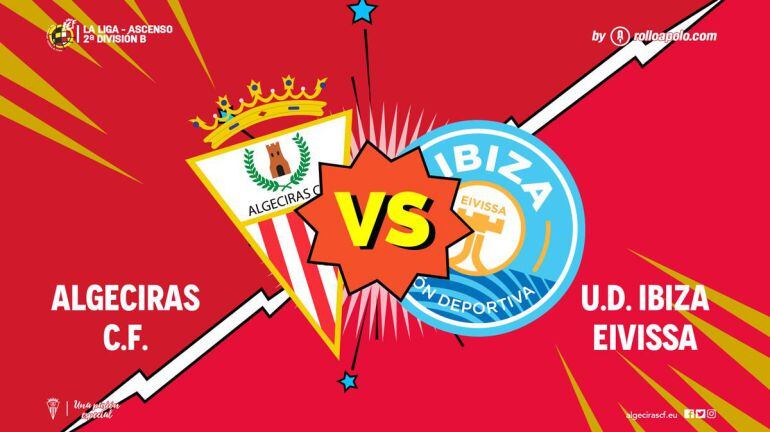 Diseño del cartel del partido.