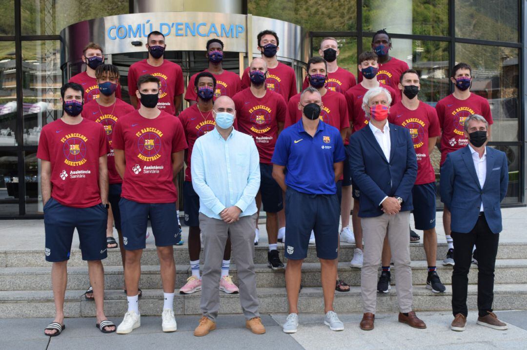 El Barça de bàsquet a Encamp.