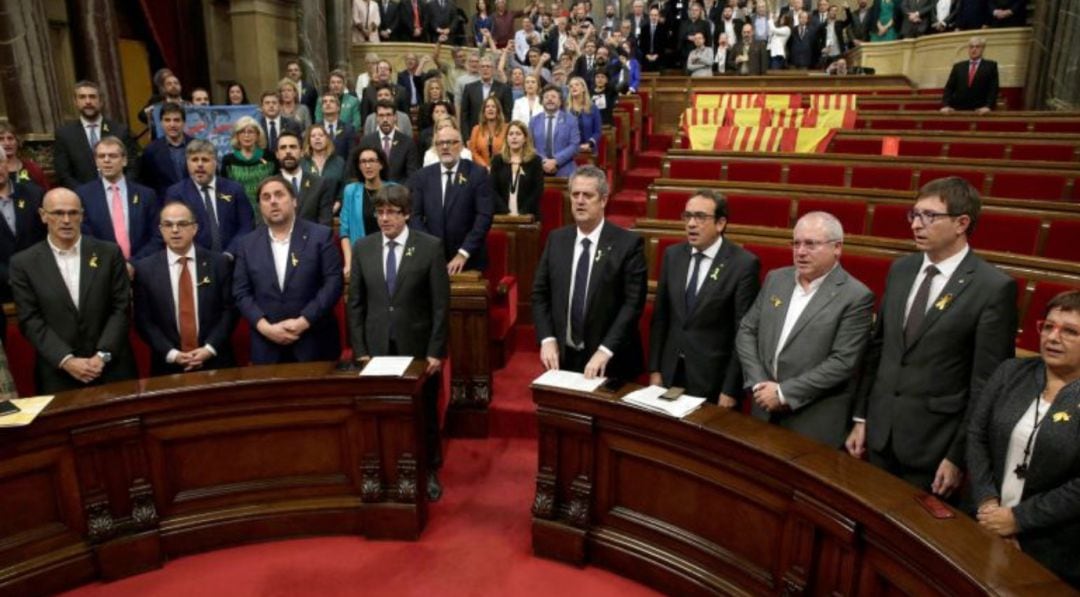 Imagen del Parlament el 27 de octubre de 2017