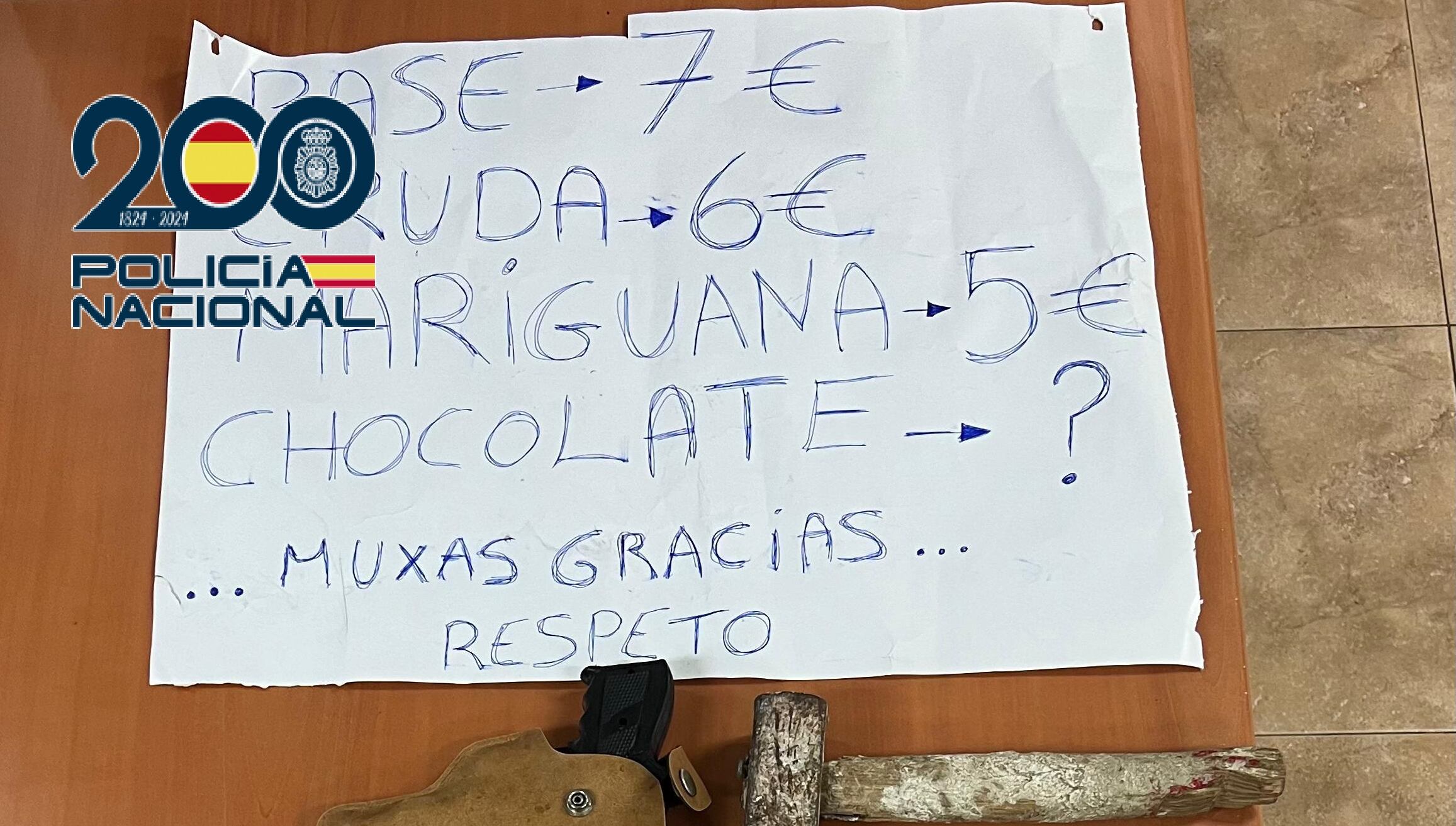 Desmantelado un punto de venta de droga en La Fama, Murcia