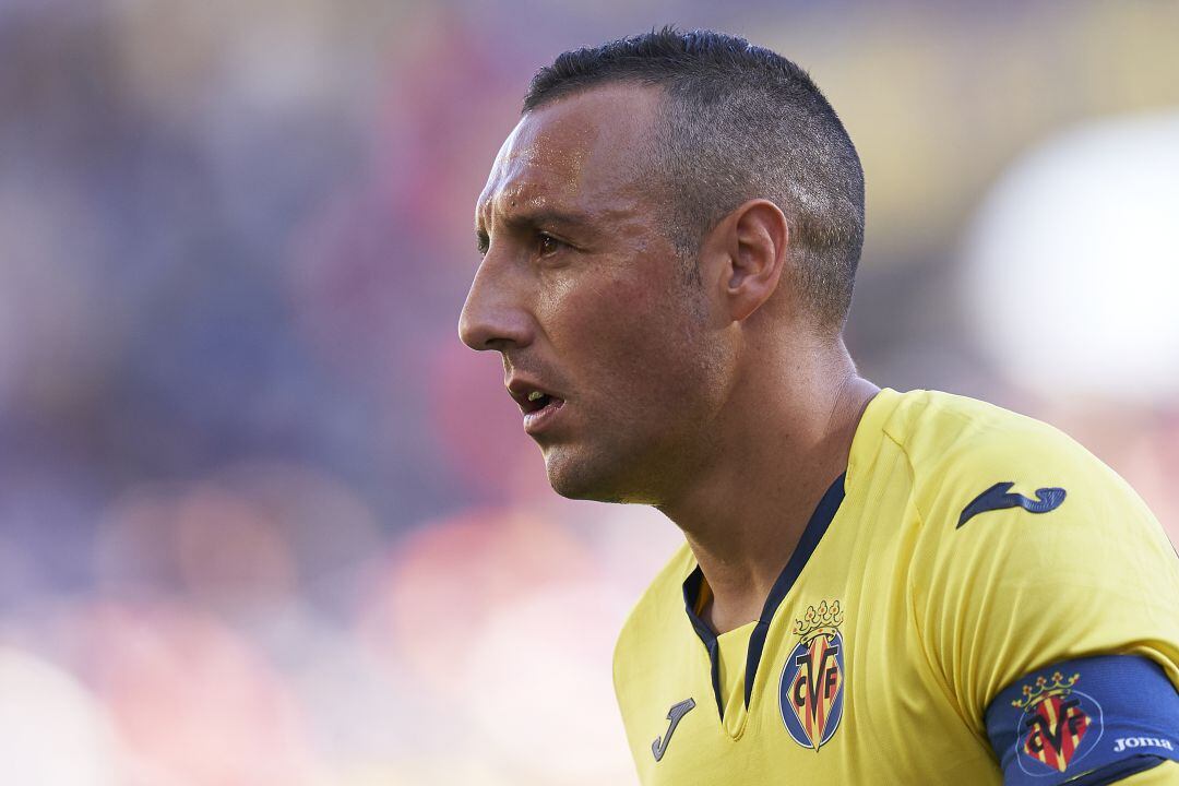 Santi Cazorla con la camiseta del Villarreal.