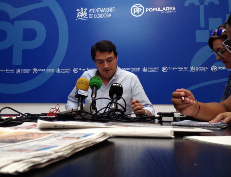 José María Bellido durante su comparecencia de prensa