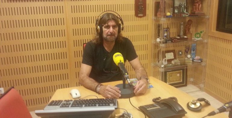 Sandokán, en los estudios de la SER en Cádiz