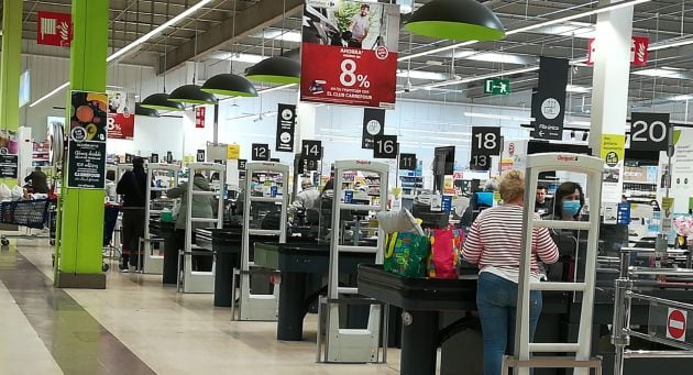 Imagen del hipermercado en Ciudad Real este viernes