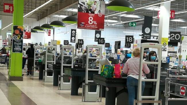 Imagen del hipermercado en Ciudad Real este viernes