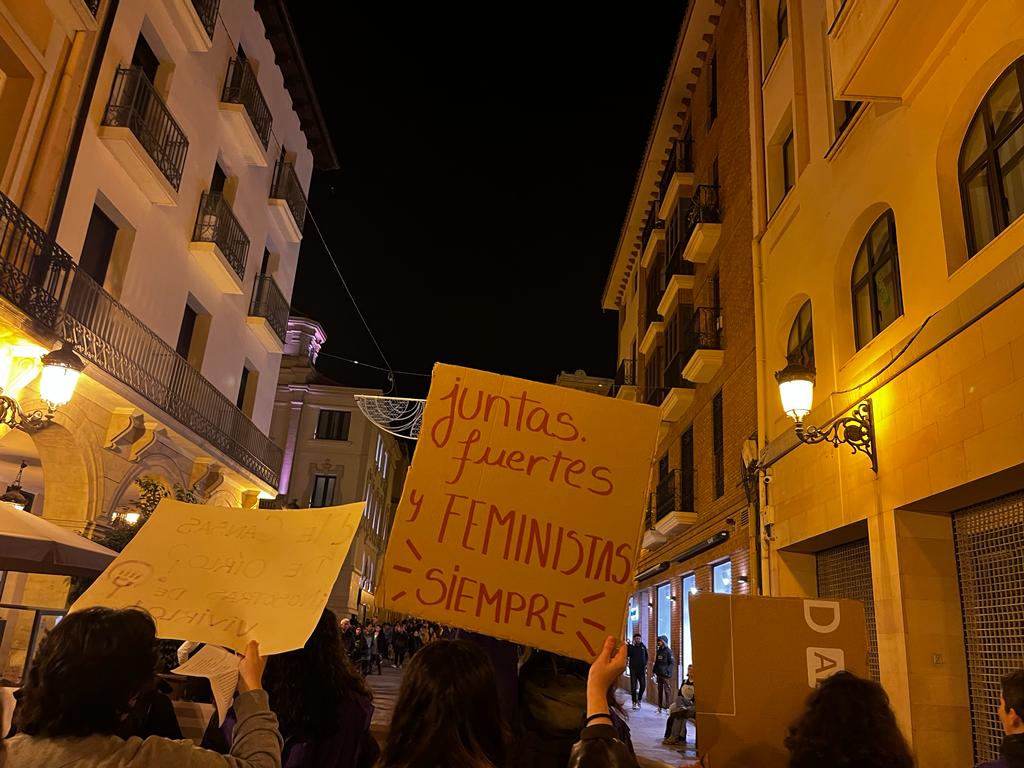 Manifestación 25N en Logroño