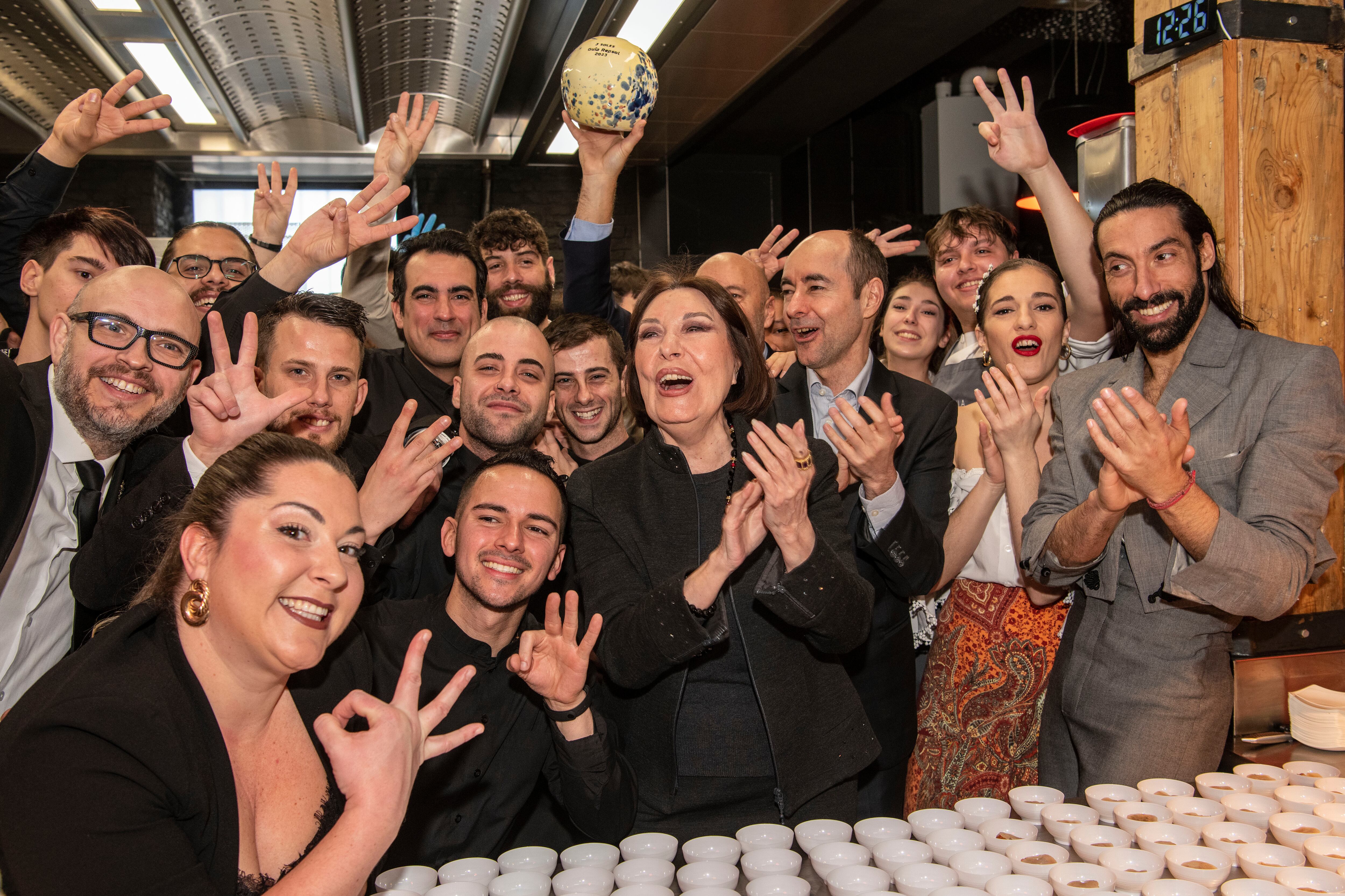 Celebración del tercer sol Repsol en El Corral de la Morería.