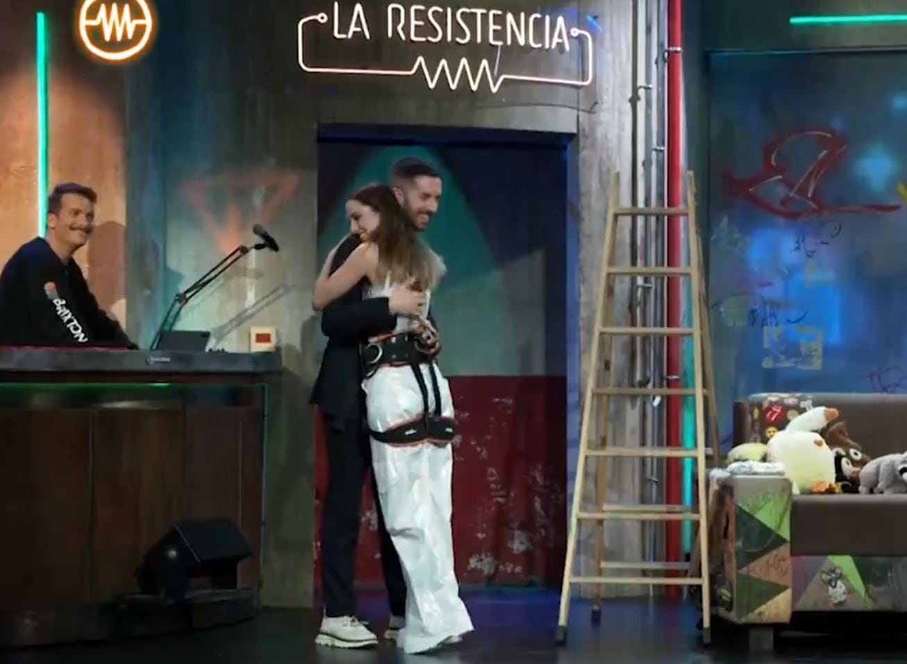 La actriz Silvia Alonso es entrevistada en &#039;La Resistencia&#039; por su pareja, David Broncano.