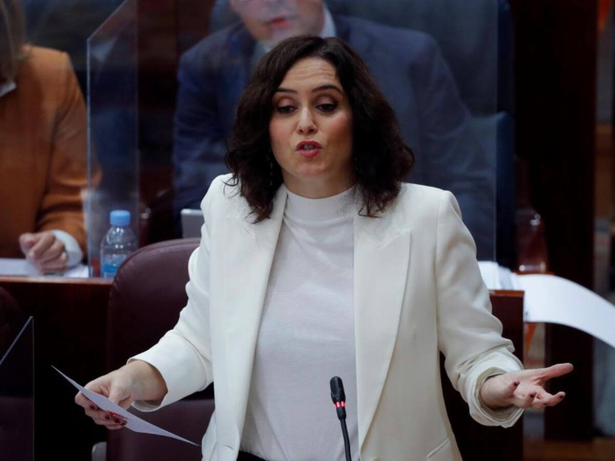 Ayuso defiende en la prensa italiana que Madrid mejora por el plan del Gobierno regional y no por la alarma