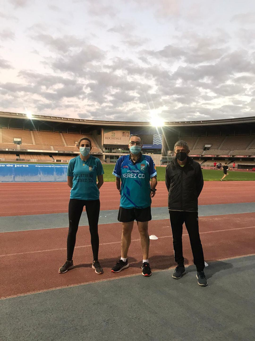 Atletas del Club de Atletismo Xerez CD