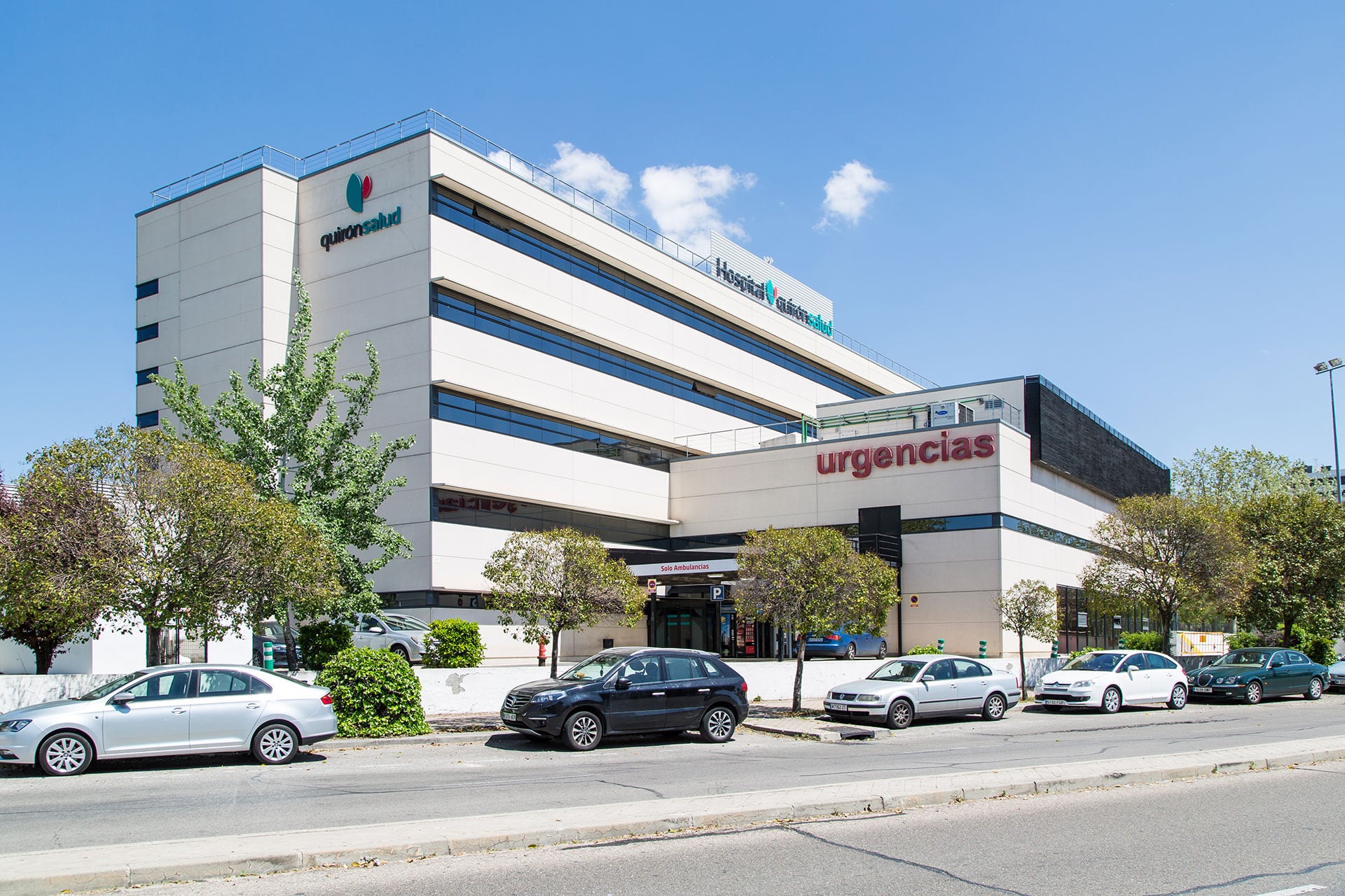 Hospital Quirón ubicado en el sur de Alcorcón.