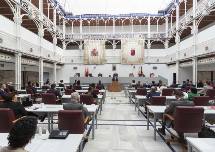 Imagen de la celebración del debate sobre el estado de la Región en el año 2020