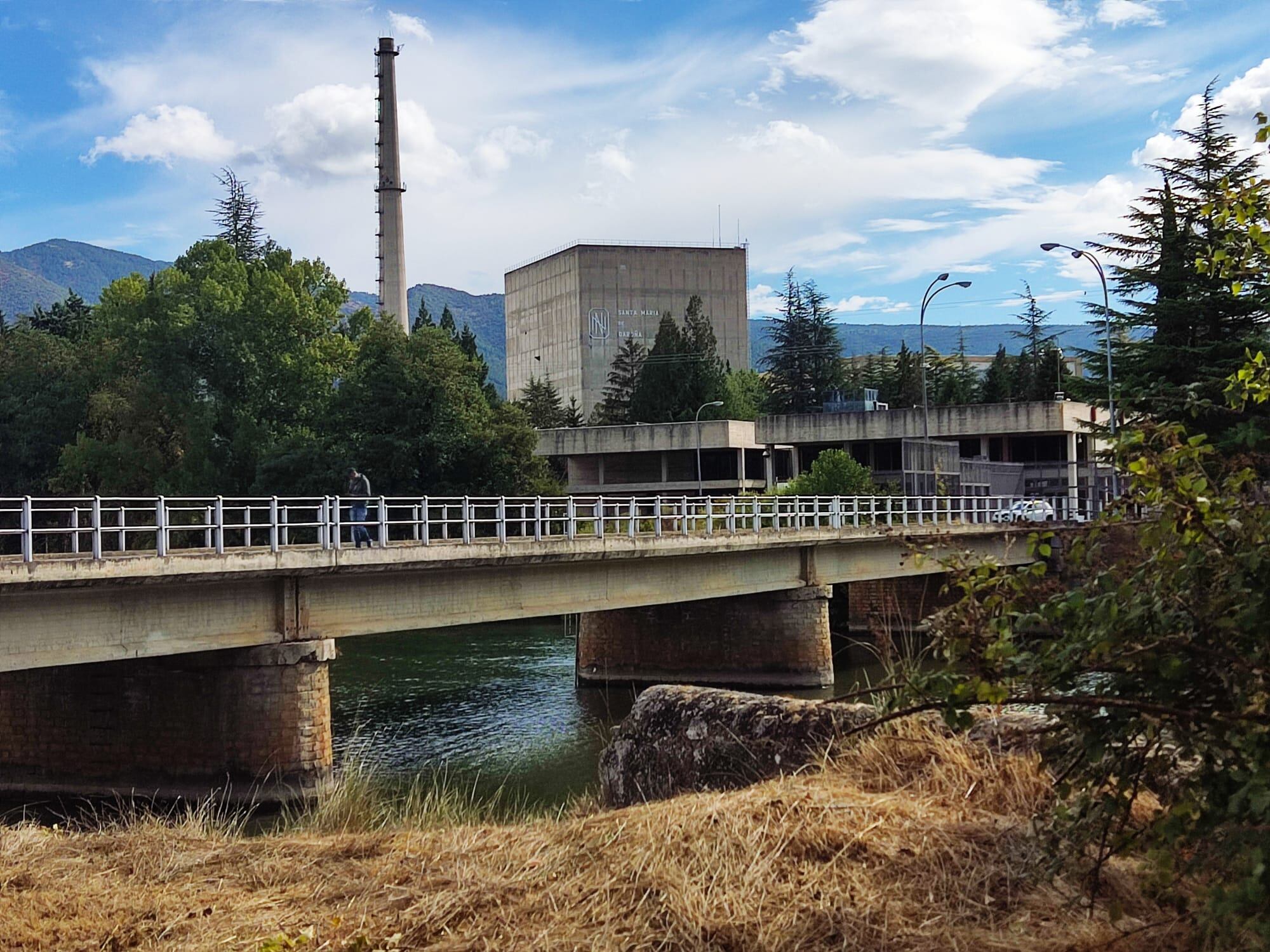 Imagen actual de la central nuclear de Garoña inoperativa desde hace una década