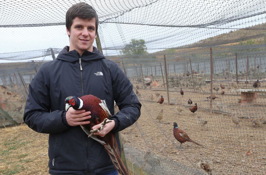 Jaime Amo, criador y fabricante de productos elaborados del faisán en Astudillo (Palencia)