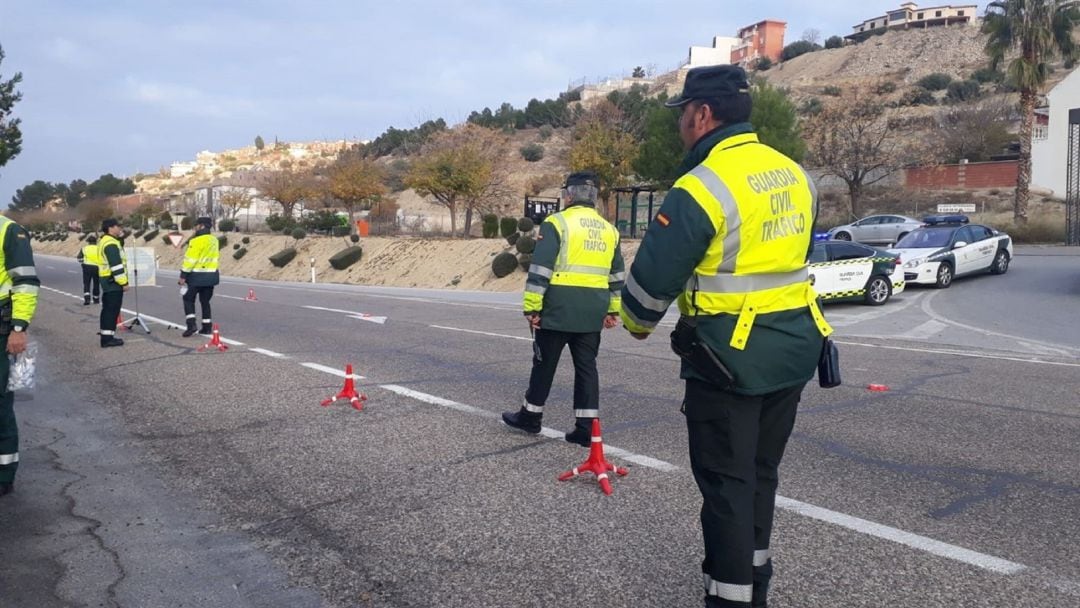 Imagen de archivo de un control de la Guardia Civil