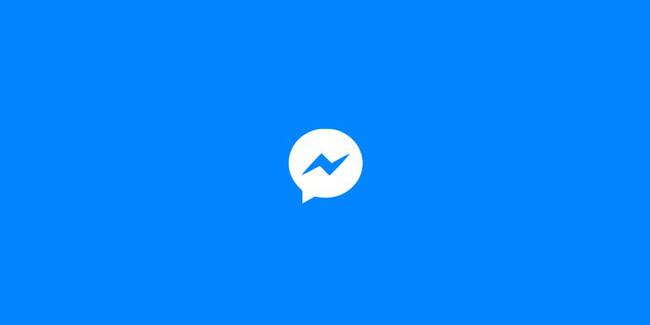 El logo de Facebook Messenger.