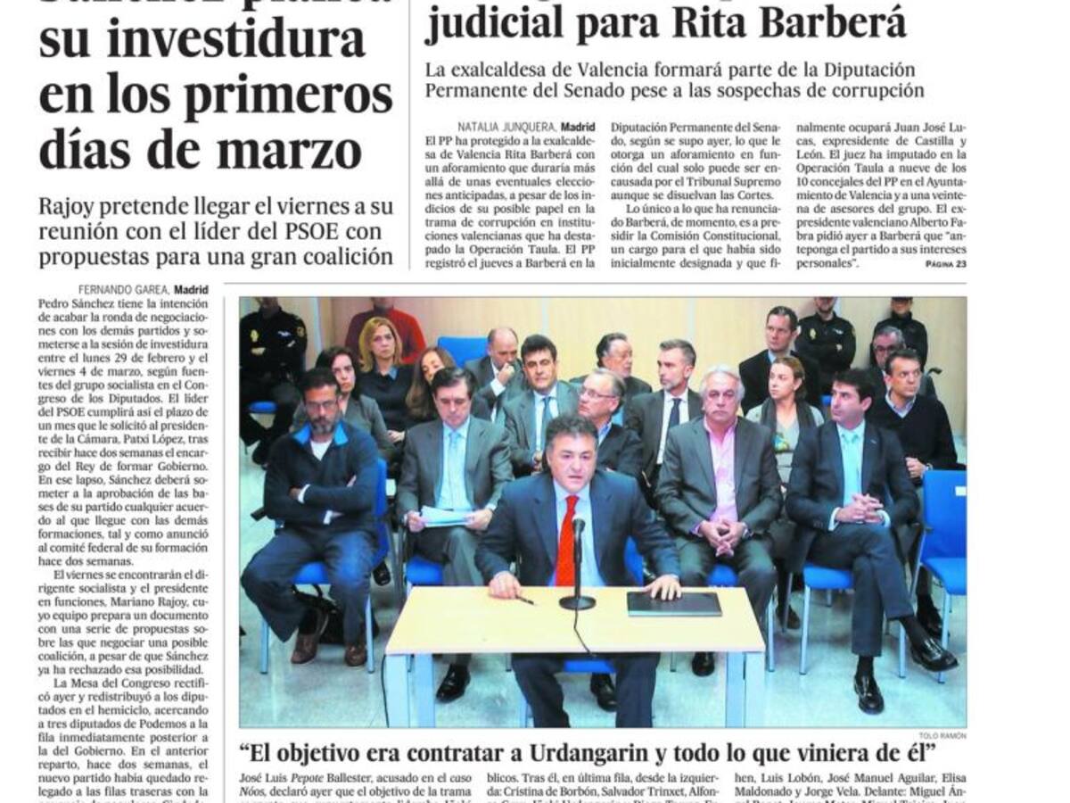 Portadas periódicos 10 de febrero de 2016