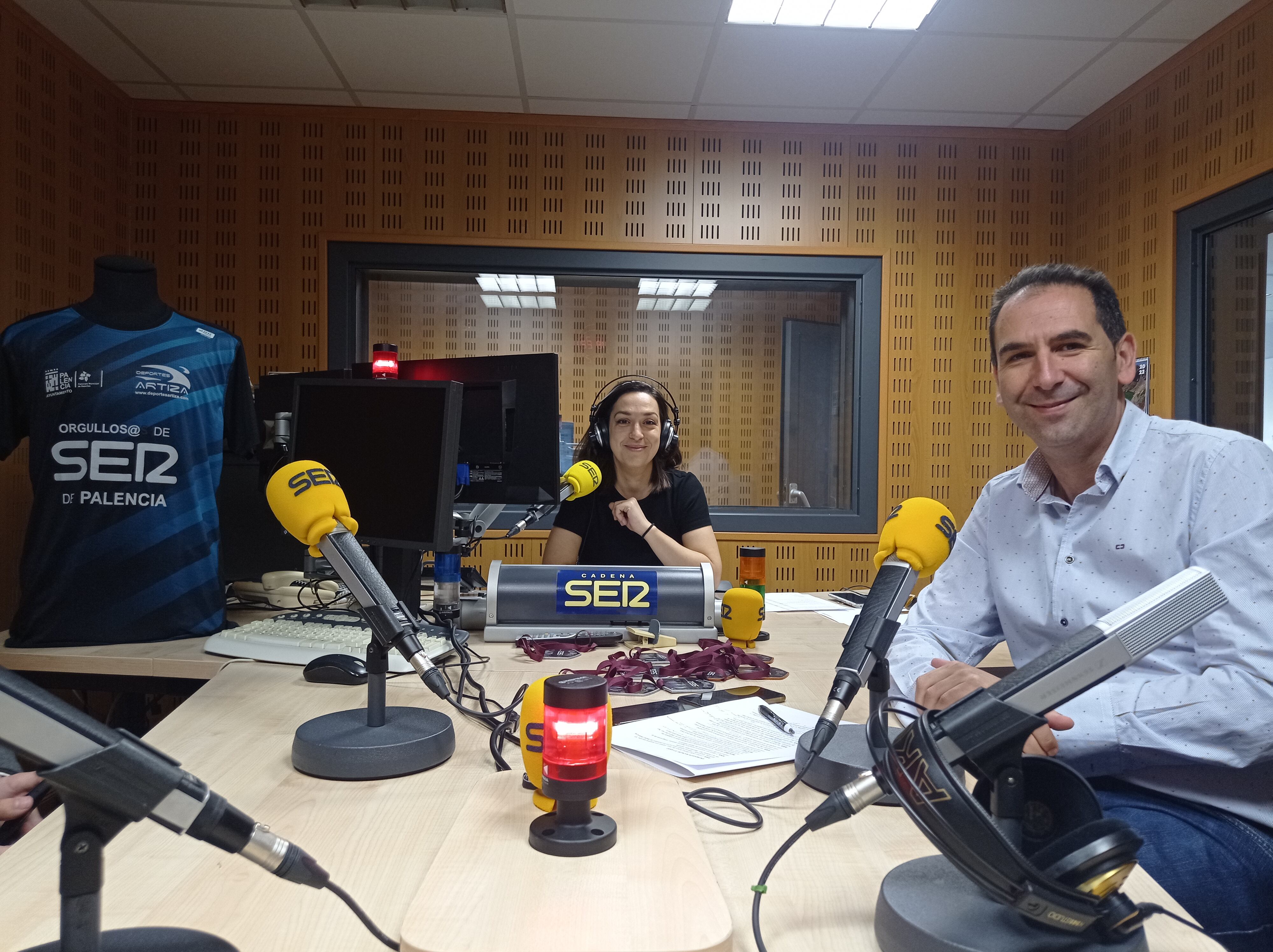 Mario Simón en el estudio de la Ser