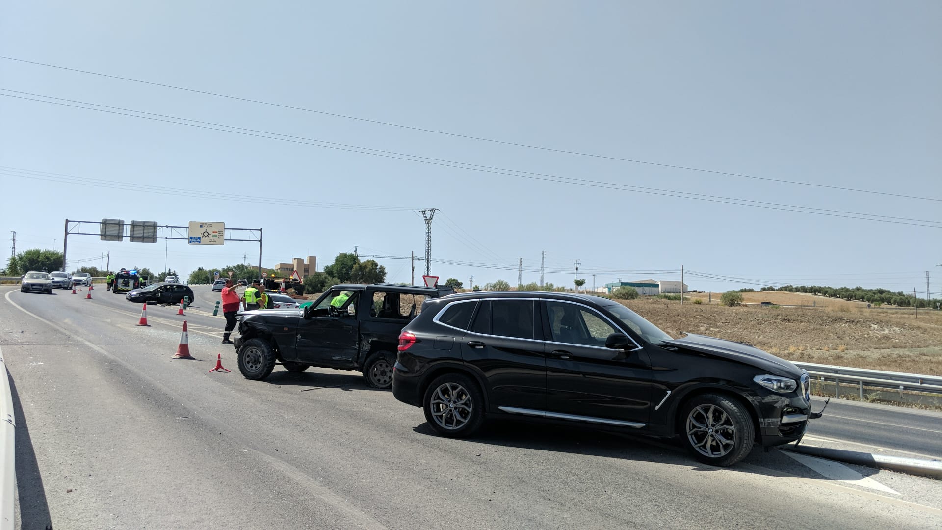 Accidente múltiple en Úbeda