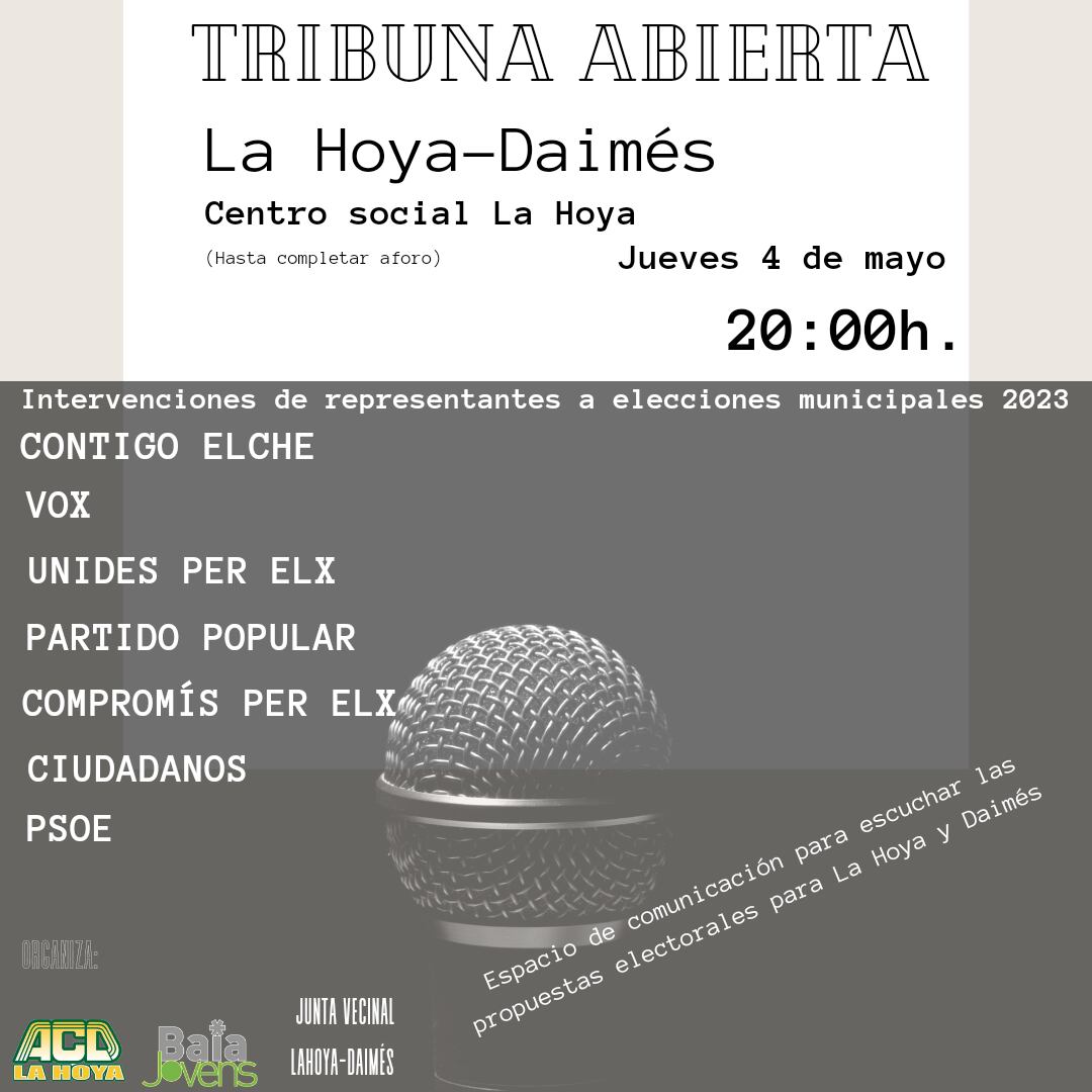 Cartel Tribuna Abierta