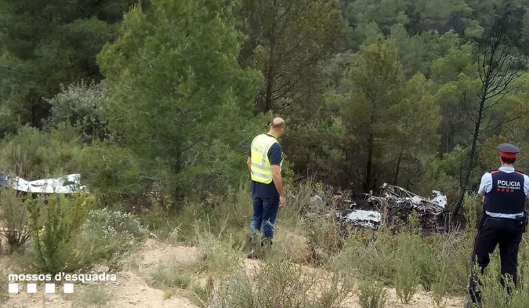 Accidente de una avioneta en Flix