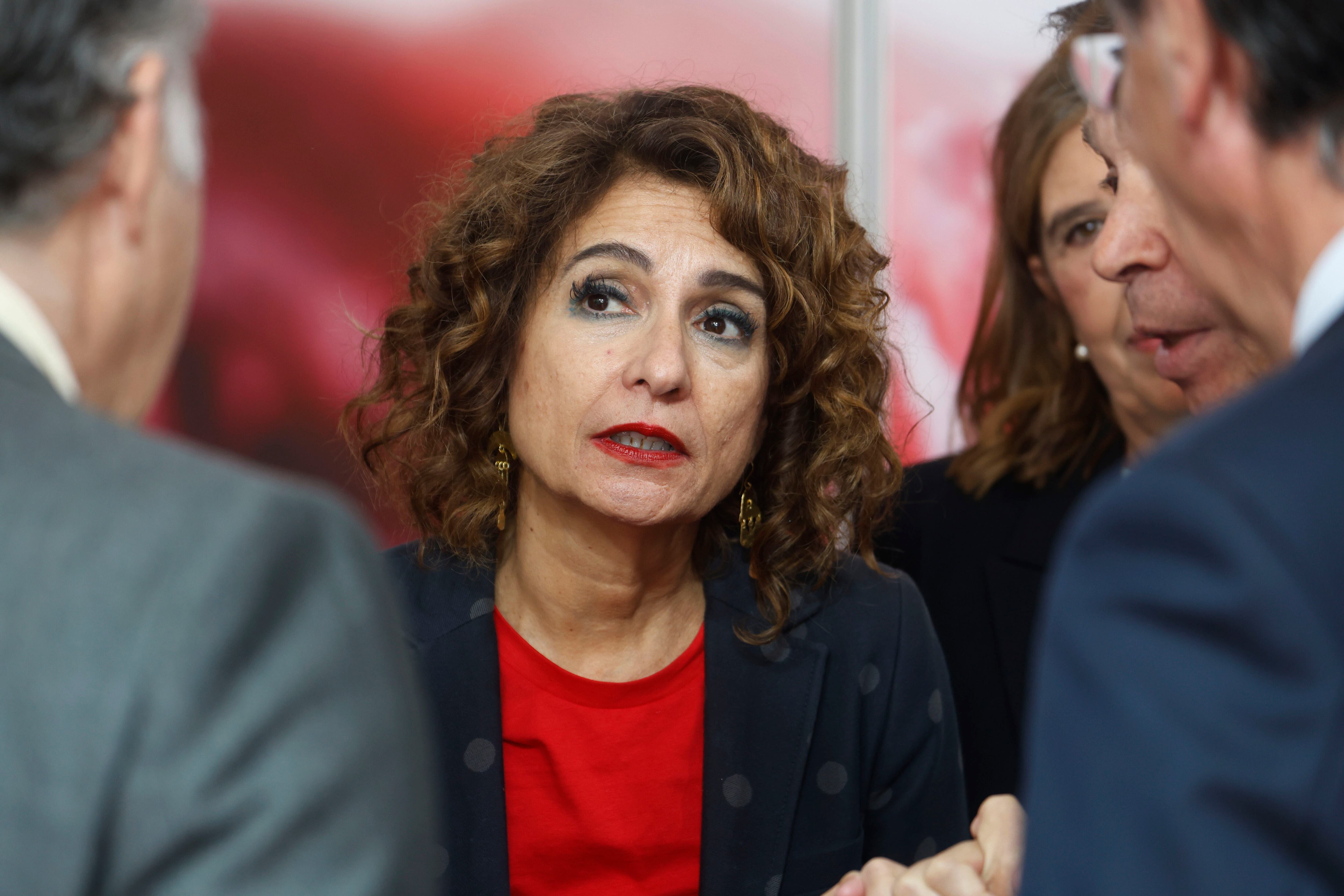 La vicepresidenta primera del Gobierno y ministra de Hacienda, María Jesús Montero