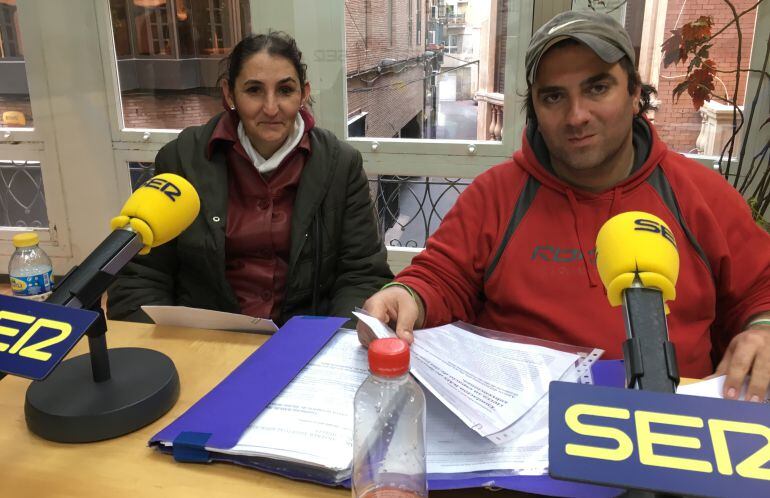 Máximo y María, usuarios del Espacio de Día de la Fundación RAIS.