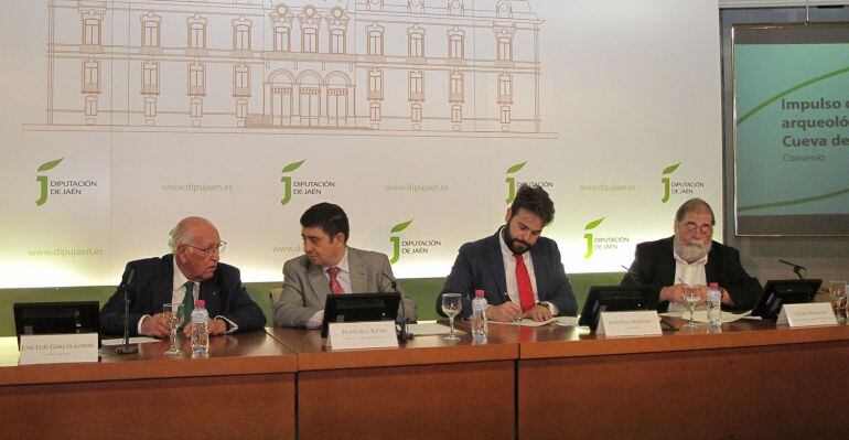 José Luis García-Lomas, Francisco Reyes, Juan Francisco Serrano y Cecilio Barroso.