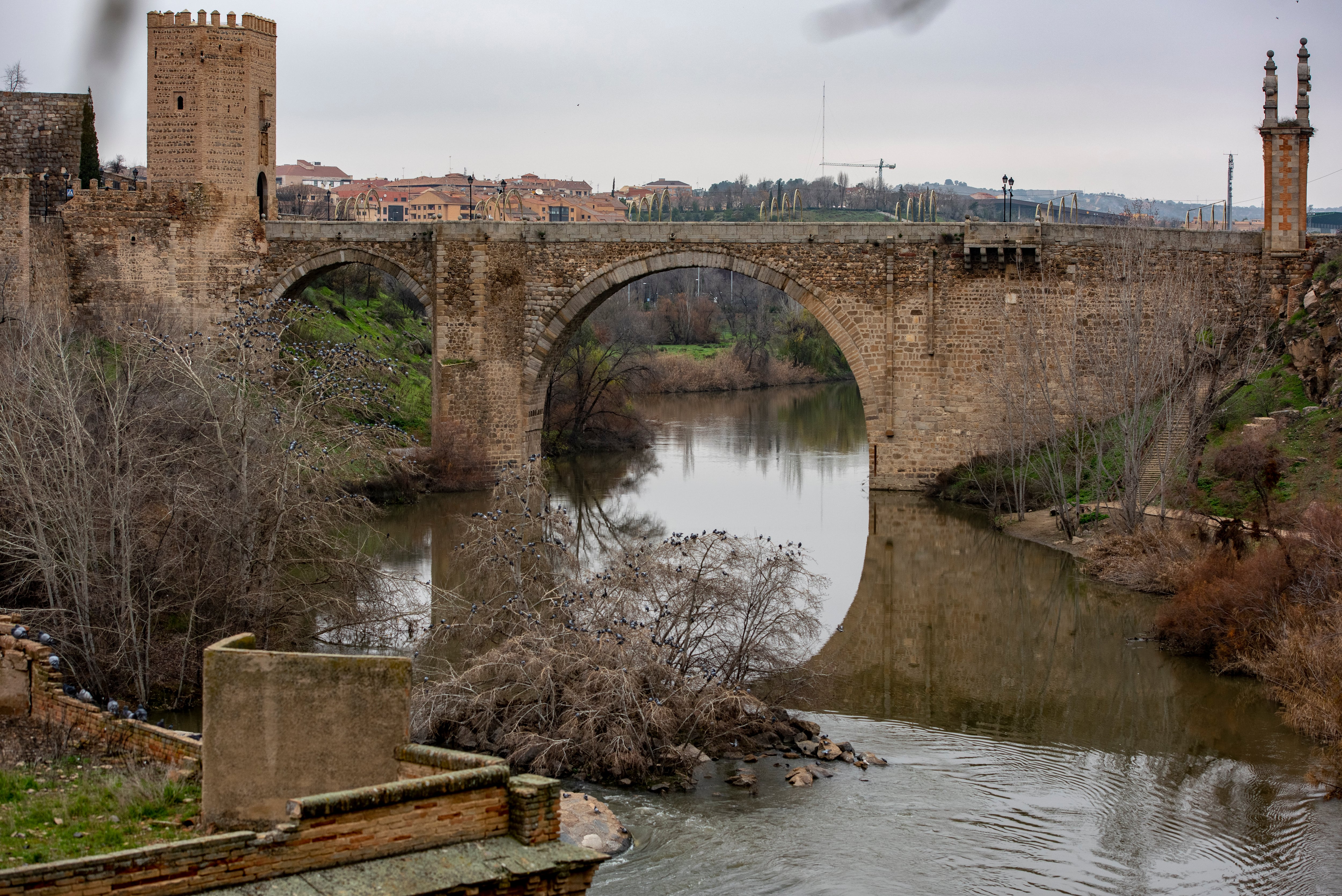 Río Tajo a su paso por Toledo