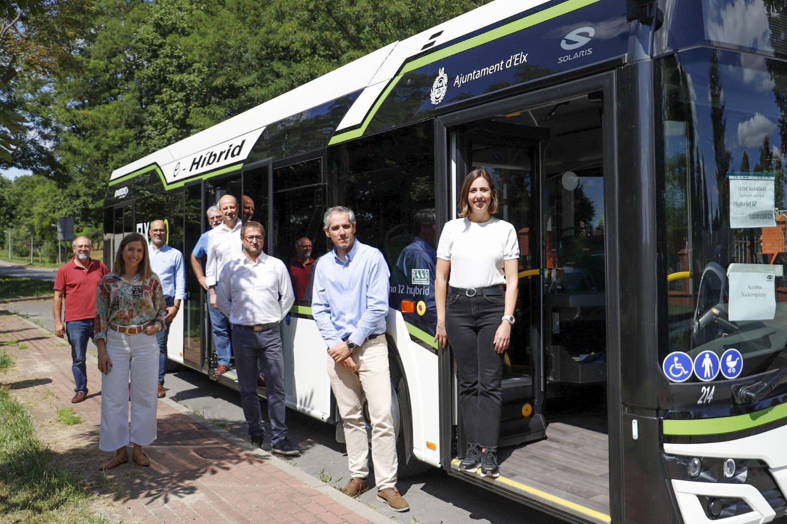 Uno de los autobuses híbridos de la nueva partida