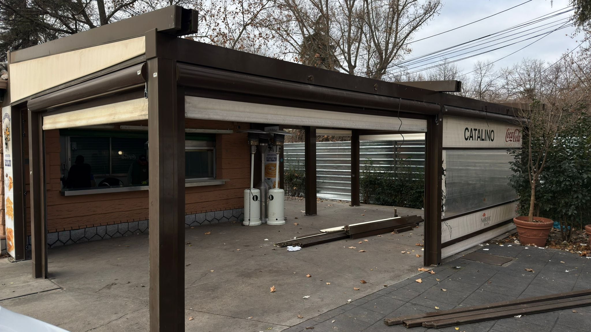 La segunda fase de las obras de la Vega provoca el cierre de los quioscos del parque