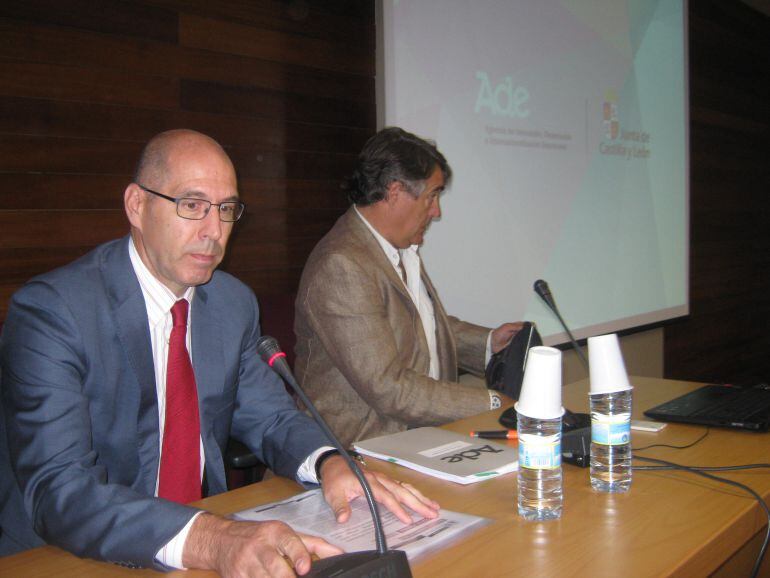 El viceconsejero, Carlos Martín Tobalina, en Ponferrada