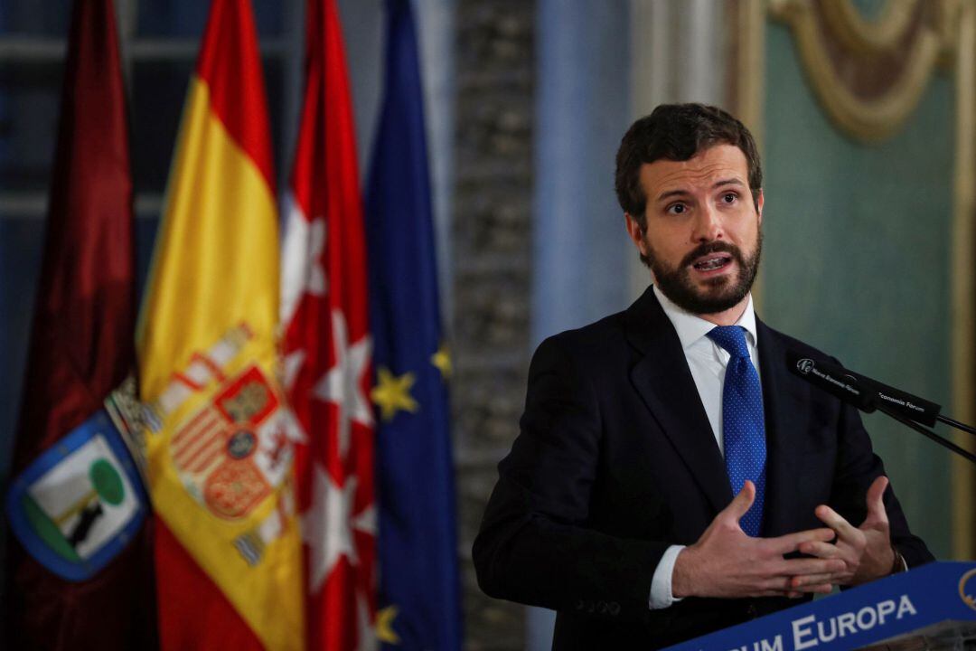 El líder del PP, Pablo Casado.