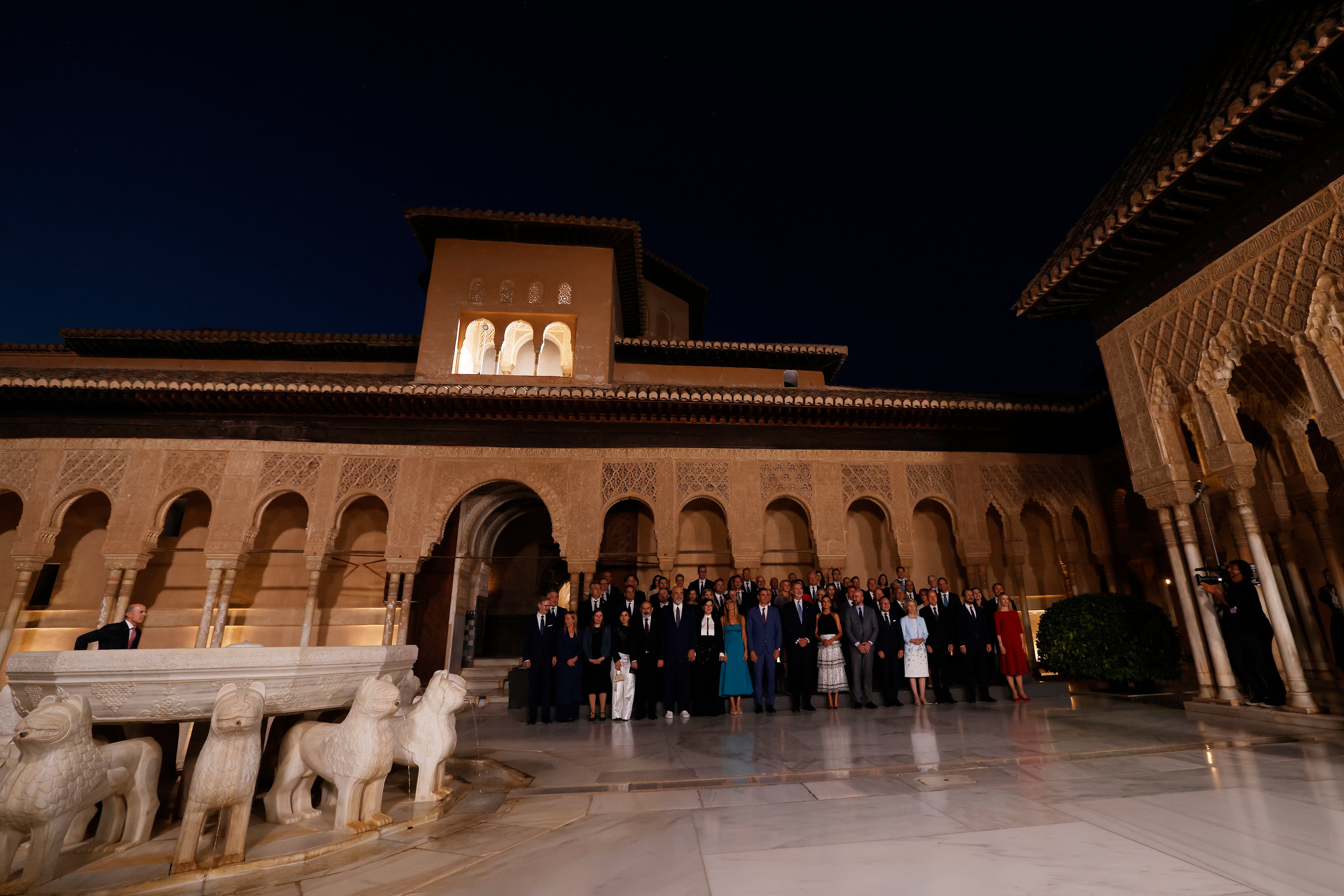 La Alhambra acoge a los líderes europeos en la cumbre de la Comunidad Política Europea de Granada