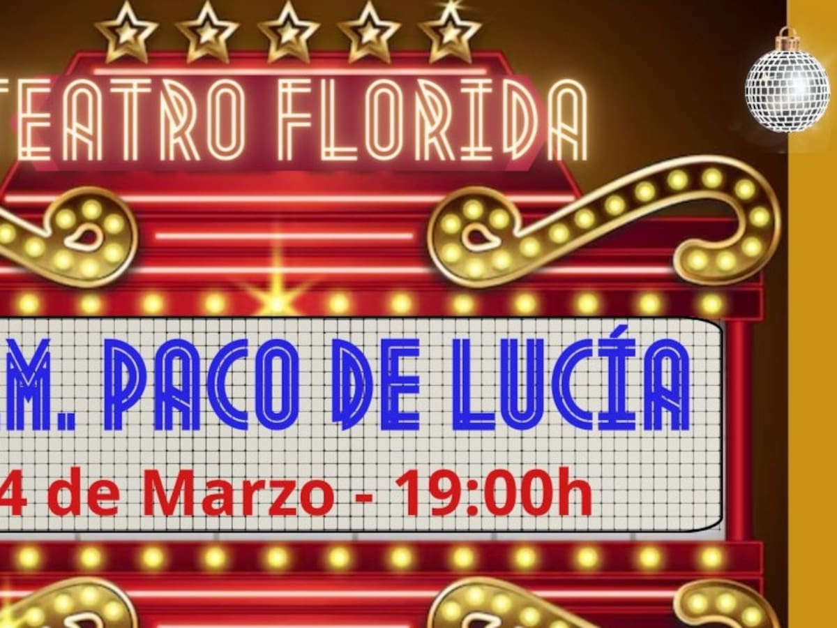 Música de cine en el teatro Florida dentro de Semana Cultural del CPM Paco de Lucía
